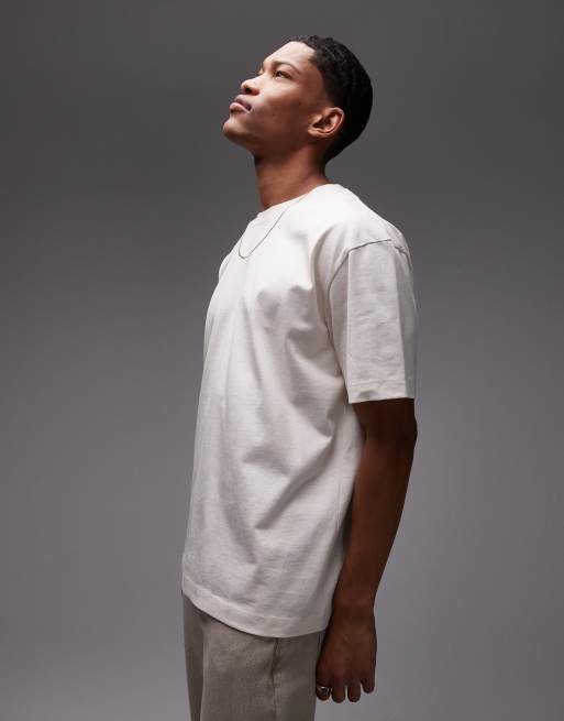 Toman oversized fit t-shirt in ecru