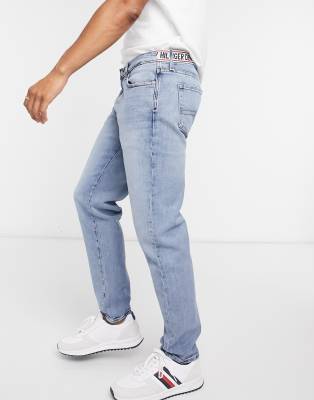tommy tapered jeans