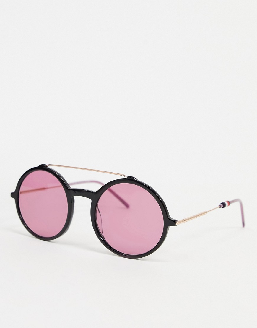 Tommy Hilfiger 1644/S round sunglasses-Pink