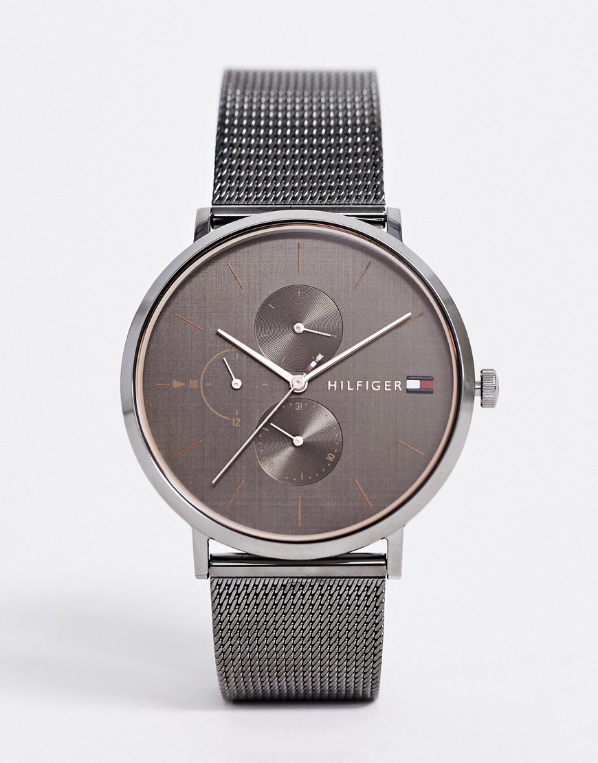 Tommy Hilfiger - 1781945 Jenna - Mesh armbåndsur i metallisk grå