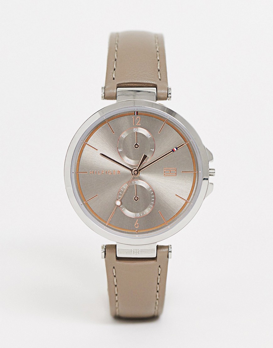 Tommy Hilfiger 1782180 Angela leather watch-Grey