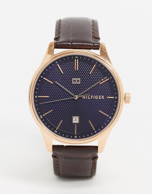 Tommy Hilfiger 1791493 brown strap watch