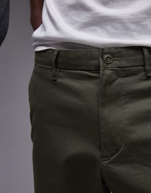 Tommy Hilfiger – 1985 Collection – Lässig geschnittene Chinoshorts in Olivgrün, 5 von 5
