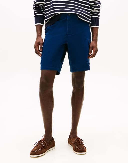 Tommy Hilfiger – 1985 Collection – Locker geschnittene Cargo-Shorts in Marineblau