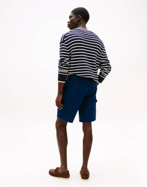 Tommy Hilfiger – 1985 Collection – Locker geschnittene Cargo-Shorts in Marineblau, 3 von 5