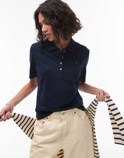 Tommy Hilfiger 1985 collection regular fit polo shirt in navy blue - view 1