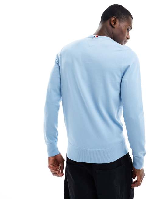 Tommy hilfiger light on sale blue jumper