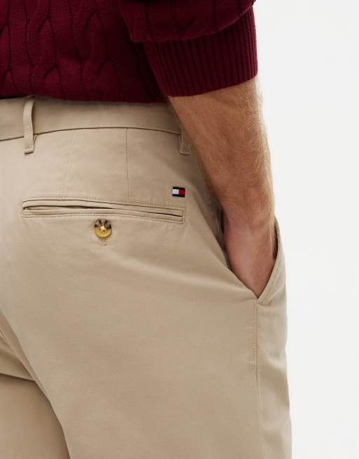 Tommy Hilfiger 1985 Dover chino regular droit en sergé kaki batik, 3 de 6