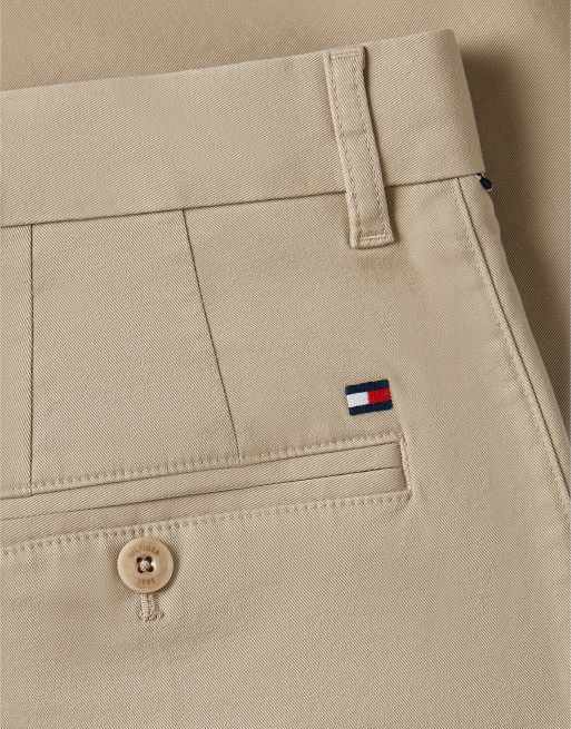 Tommy Hilfiger 1985 dover regular straight twill chinos in batique khaki, 6 of 6