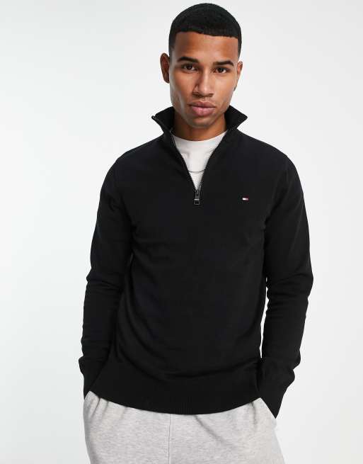 Quarter zip pullover tommy on sale hilfiger