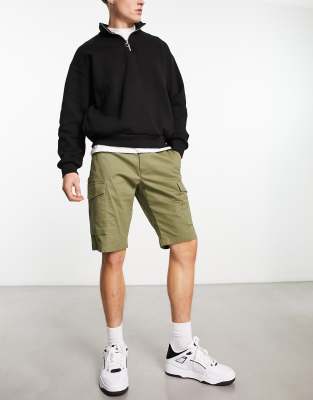 Tommy Hilfiger 1985 John Cargo Shorts In Khaki-green