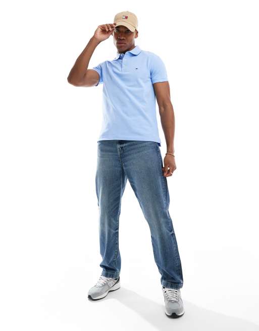 Tommy Hilfiger - 1985 - Polo ajusté - Bleu pastel, 4 de 4