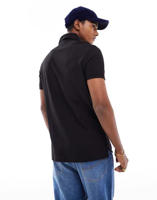 Tommy Hilfiger - 1985 - Polo coupe classique en piqué avec logo emblématique - Noir, 3 de 4