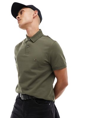 Tommy Hilfiger 1985 regular polo in green - ASOS Price Checker