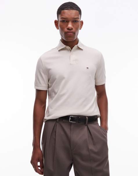 Tommy Hilfiger - 1985 - Polo met normale pasvorm in gebroken wit - view 1