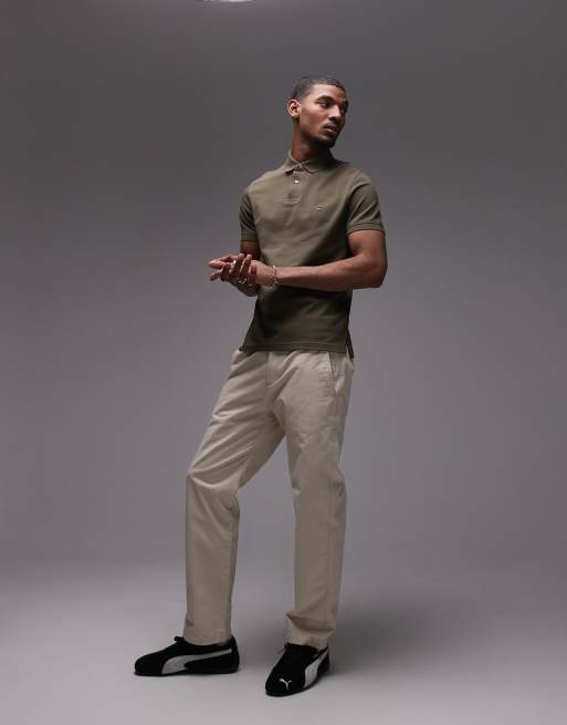 Tommy Hilfiger - 1985 - Regular-fit polo in kakigroen, 4 van 4