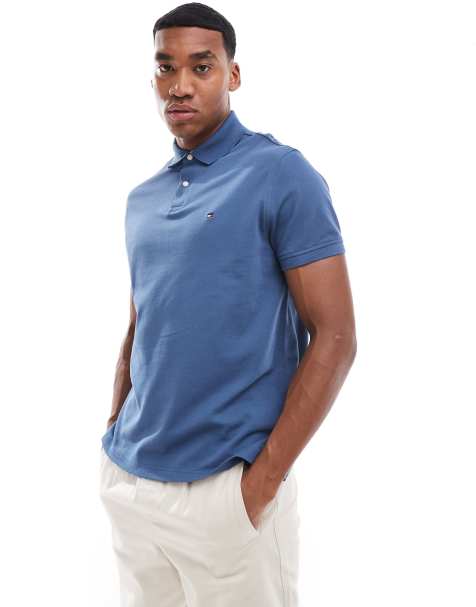 Tommy Hilfiger – 1985 – Regular Fit Polohemd in Meeresblau - view 1