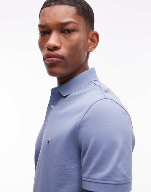 Tommy Hilfiger 1985 regular polo in hazy blue, 4 of 4