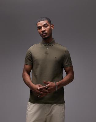 [Tommy Hilfiger] Tommy Hilfiger 1985 regular polo in khaki green Chest 44 Army Green