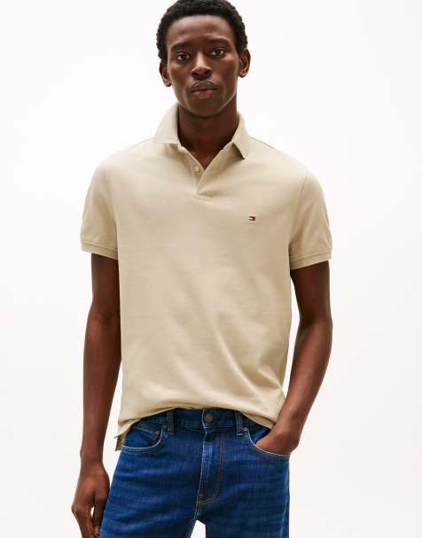 Tommy Hilfiger 1985 regular polo shirt in beige - view 1
