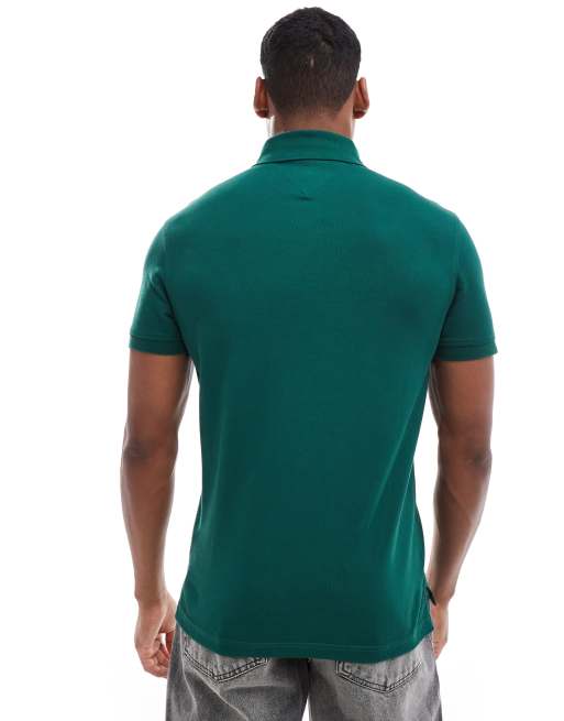 Tommy Hilfiger 1985 slim polo shirt in forest green, 2 of 4