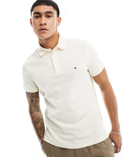 Tommy Hilfiger - 1985 - Smal poloshirt in crème