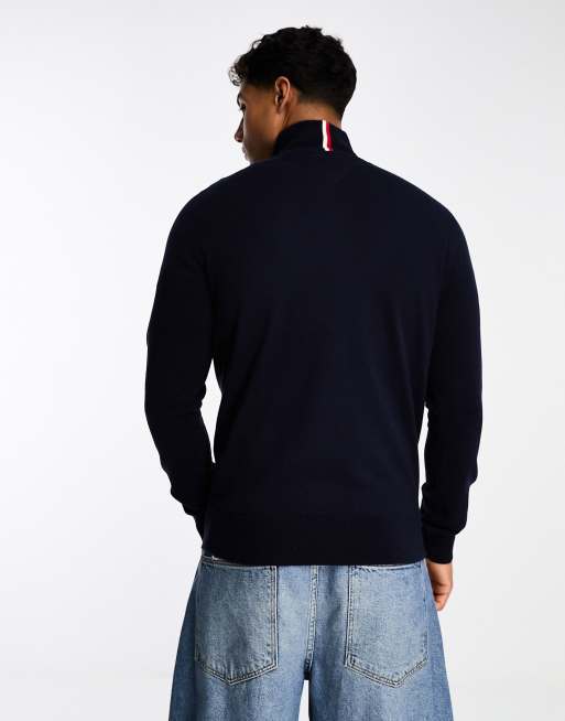 Retro mock neck on sale jumper tommy hilfiger