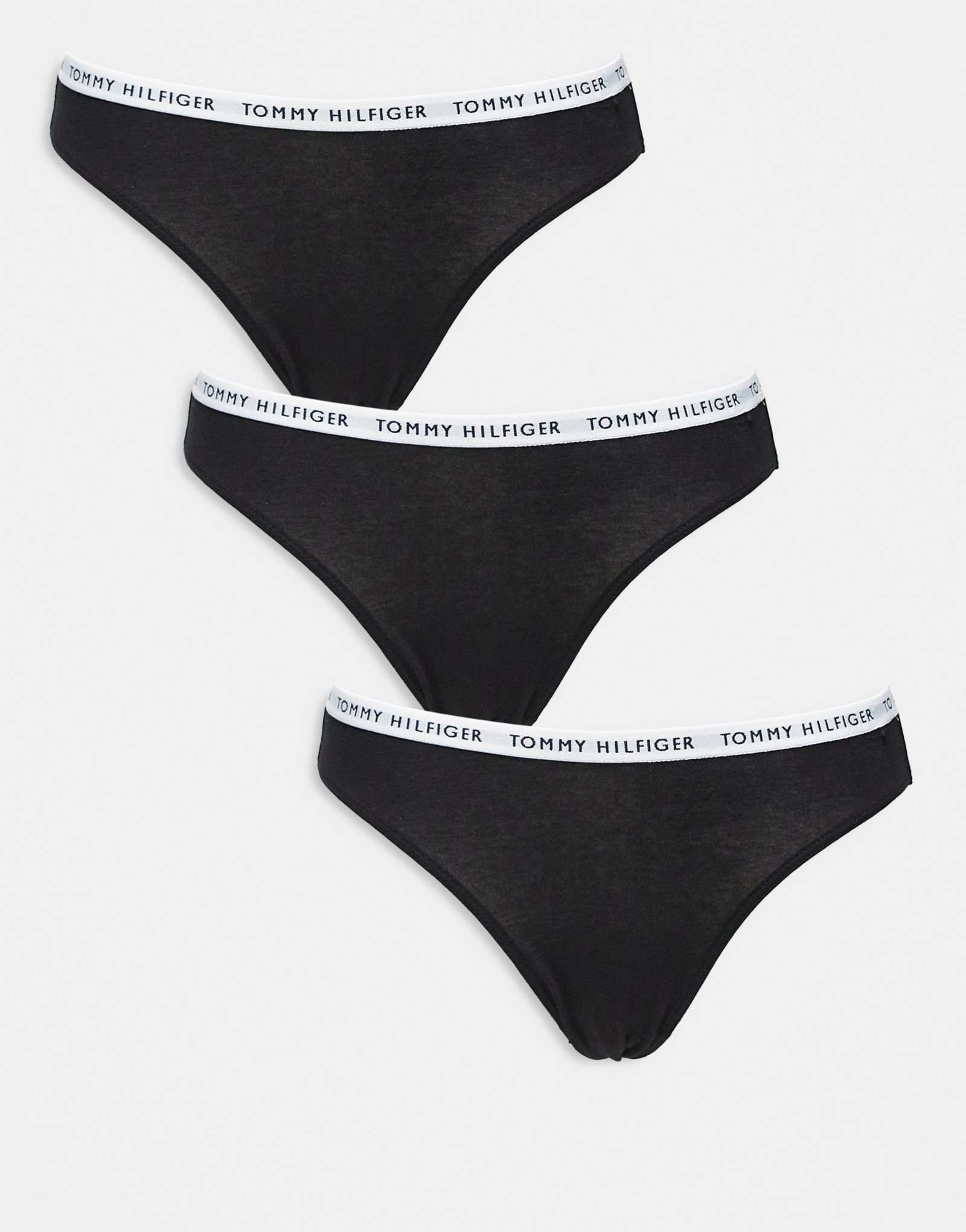 Трусы-бикини Tommy Hilfiger 3 шт. черного цвета
