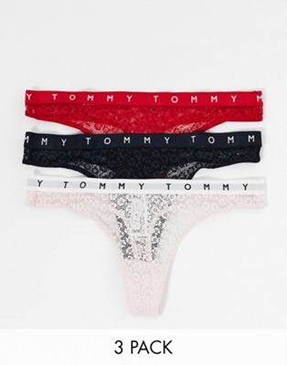 tommy hilfiger thongs 3 pack