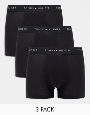 Tommy Hilfiger 3 pack trunks in black
