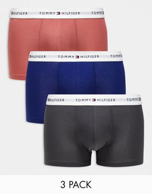 Tommy Hilfiger 3 Pack Trunks In Multi