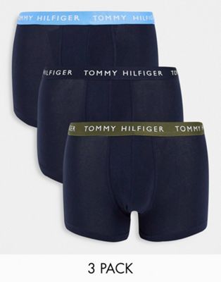 Tommy Hilfiger 3 pack trunks in navy
