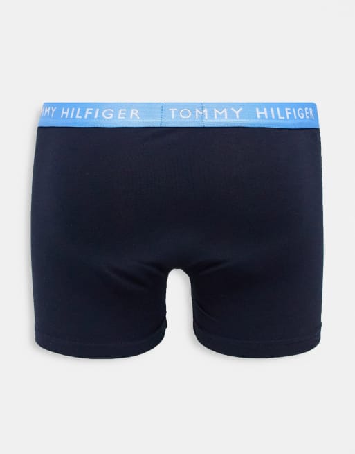 Tommy Hilfiger 3 pack trunks in navy, 2 of 4