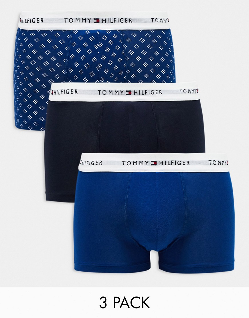 Tommy Hilfiger 3-pack trunks in navy