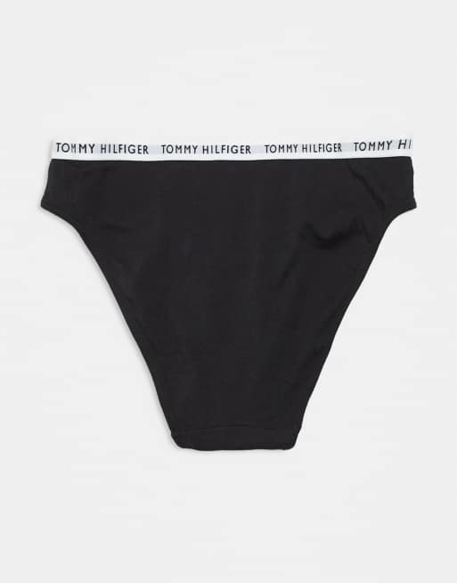 Tommy Hilfiger – 3er-Pack Bikinihosen in Schwarz, 3 von 3