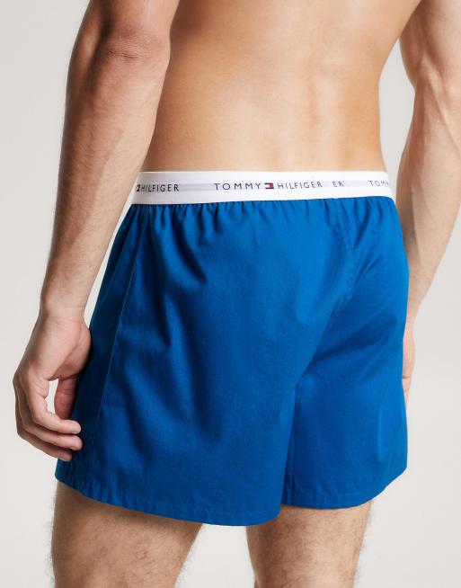 Tommy Hilfiger – 3er-Pack Boxershorts aus Webstoff in sattem Indigoblau, 4 von 4