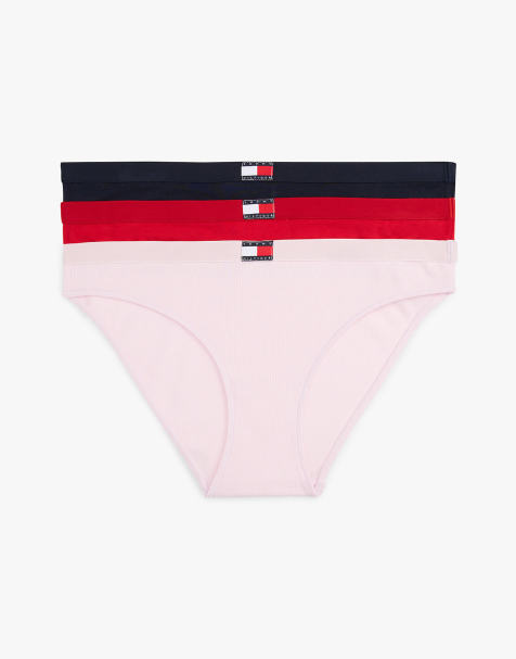 Tommy Hilfiger – 3er-Pack Slips in verschiedenen Farben mit Logo - view 1