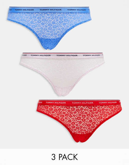 Tommy Hilfiger – 3er-Pack Slips in verschiedenen Farben
