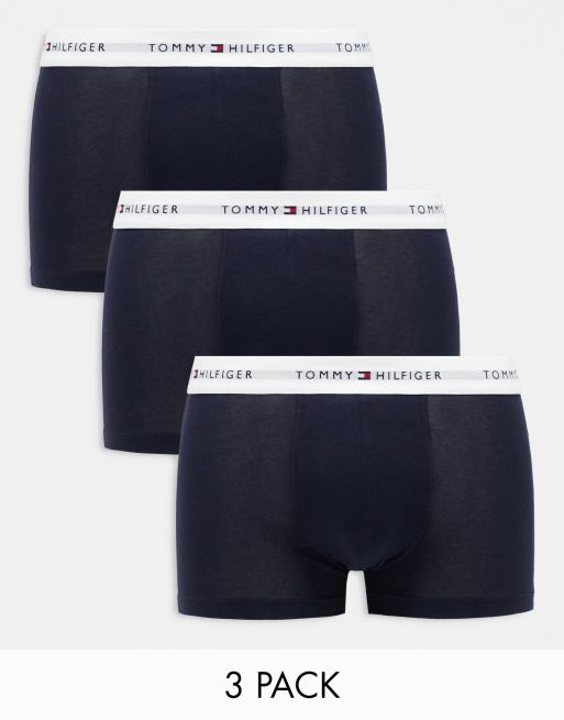 Tommy Hilfiger – 3er-Pack Unterhosen in Marineblau