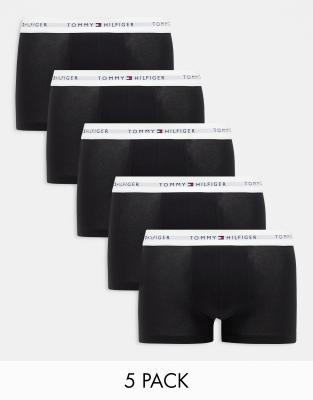 Tommy Hilfiger Tommy Hilfiger 5 pack trunks in black