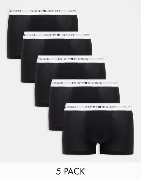 Tommy Hilfiger 5 pack trunks in black - view 1