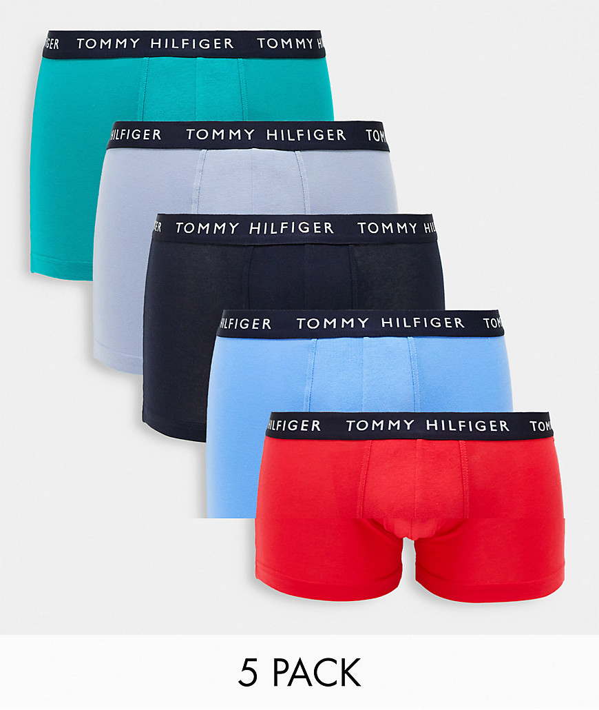 Tommy Hilfiger 5 Pack Trunks In Multi
