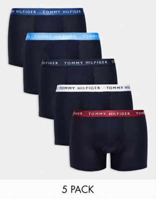 Tommy Hilfiger 5 pack trunks in navy