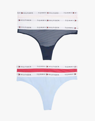Tommy Hilfiger - 5er-Pack Tangas in verschiedenen Farben-Orange