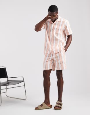 Tommy Hilfiger 8 shorts in orange stripes - part of a set orange 28390₽