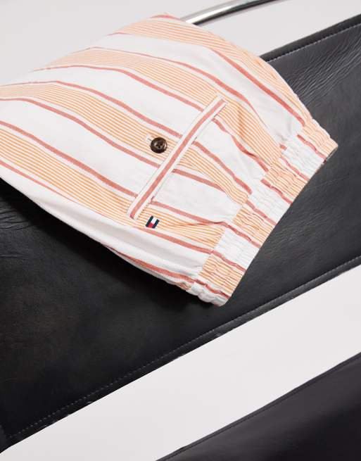 Tommy Hilfiger 8 in shorts in orange stripe - part of a set, 5 of 5