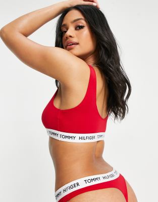 red tommy hilfiger bralette