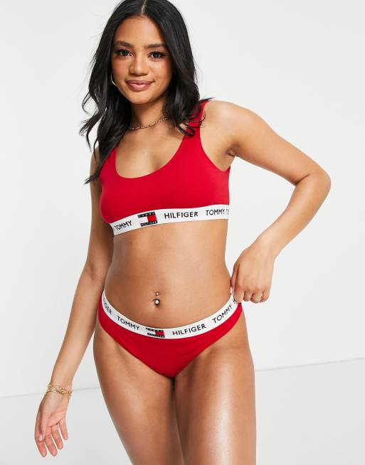 Bras Tommy Hilfiger Icon 2.0 Unlined Bralette Red