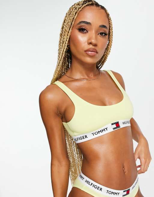 Yellow tommy cheap hilfiger bra