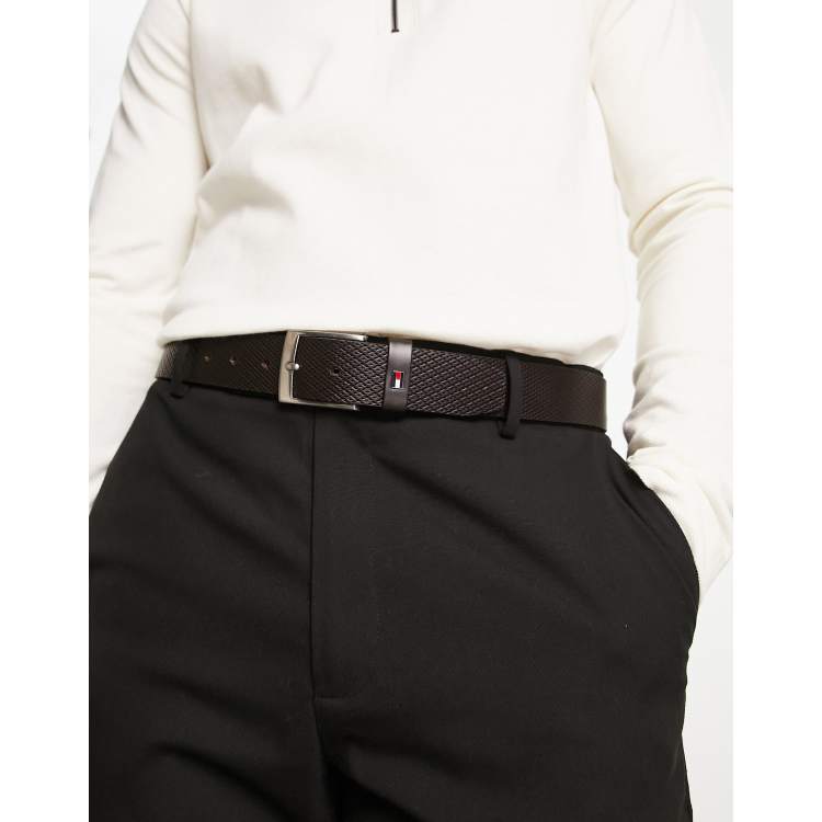 Tommy Hilfiger Adan belt in black | ASOS